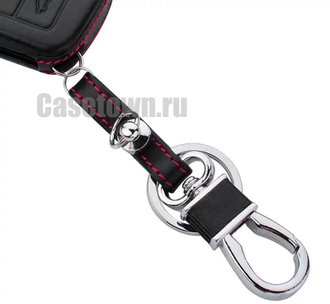 Чехол для выкидного ключа Форд Фокус 2 (Classic натуральная кожа)