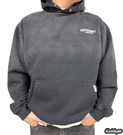 Худи Represent Black (S, M, L, XL)