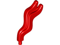 Minifigure, Plume Ribbon / Tassel / Streamer, Red (44740 / 6275276)