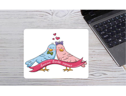 Коврик для мышки горизонтальный #4 на День влюблённых, 14 февраля
