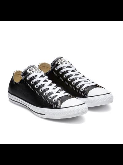 Кеды Converse All Star черные низкие кожаные