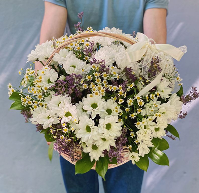 Корзина Ромашка