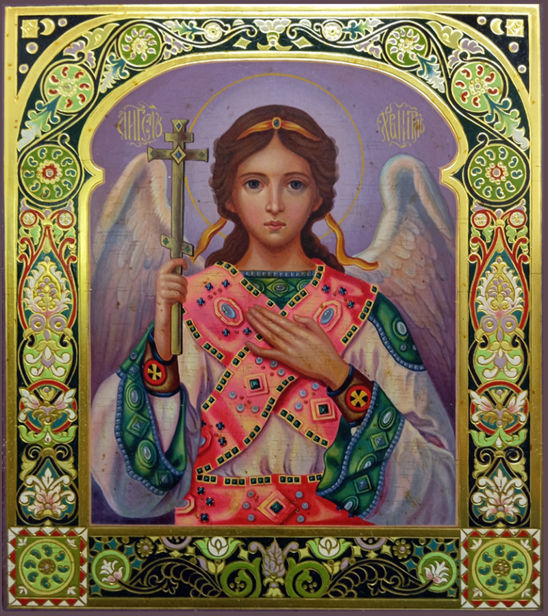 Ангел-Хранитель. Рукописная икона