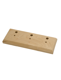 Подложка на-бревно Кром 3-поста, без отделки, с пазом