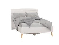 Спальня АФИНА - Кровать 1200 с основанием Кашемир серый