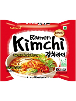 Лапша Samyang Ramen Kimchi со вкусом кимчи 120 гр (20 шт)