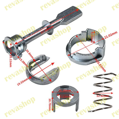 Ремкомплект личинки замка, ремкомплект замка двери, Vоlkswаgеn Роlо Саddy, замок двери Vоlkswаgеn Ро