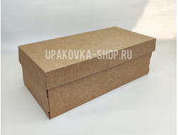 Коробка с откидной крышкой 350*170*120 мм БУРЫЙ