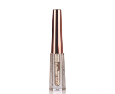 La Rosa Подводка для глаз 3D "Crystal" 24 часа с блёстками I Ля Роза. Тон 01 серебро