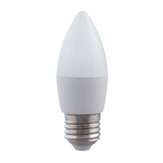 Лампа светодиодная Mega 7W E27 3000K тепл.свет свеча