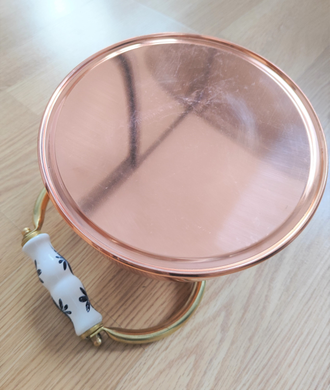 Медный чайник 2,5л с керамической ручкой Португалия (CopperCrafts) арт.7516