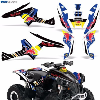 Наклейки на квадроцикл Can-am BPR Renegade #770 RedBull