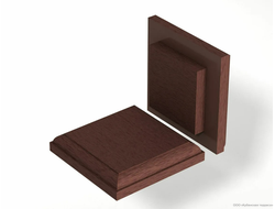 Крышка столба ДПК Woodvex Select Темно-коричневый