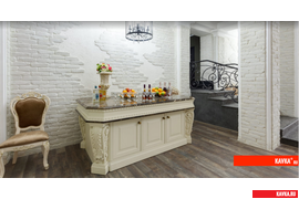 Кирпич "Старогерманский" в ресторане "Гламур"