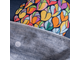 Комплект постельного белья Делюкс Сатин рисунок Ананасы L427 (Евро размер 200*220 см)