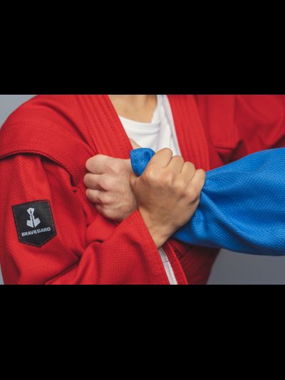 Куртка для самбо ВФС BRAVEGARD Победа красная