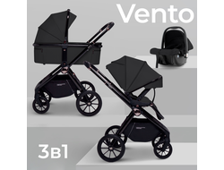Коляска 3в1 Sweet Baby Vento Black