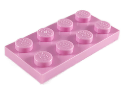 Plate 2 x 4, Bright Pink (3020 / 4245288 / 6204535)