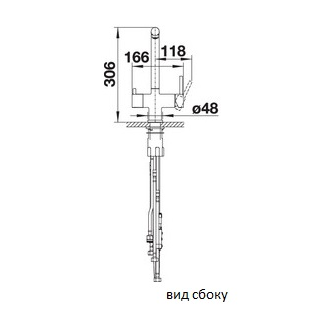 Смеситель Blanco FONTAS-S II, 525207