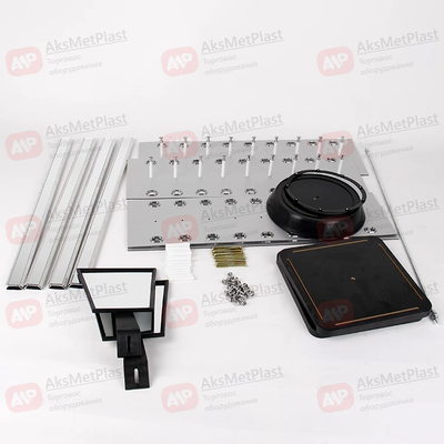 HG738 Стойка для очков настольная на 36 мест, пластиковая, вращающаяся, с зеркалами, без замков h=860 мм