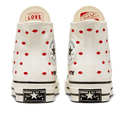 Осенние белые Converse Chuck Taylor Valentines Day A01601C