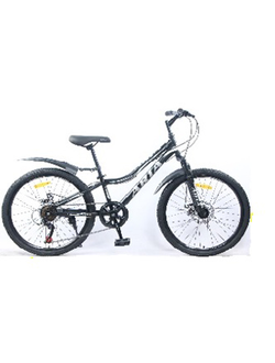 Велосипед Rook ARIA 24" MS242D Черный/серебристый