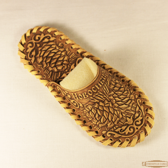 Игольница из бересты «Тапок» Новосибирск сувенир