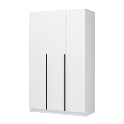 Лион ШК 02 Шкаф 3-х дверный белый ш*в*г 1200х2000х550 мм
