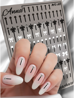 Слайдер-дизайн MilliArt Nails Металл MTL-282