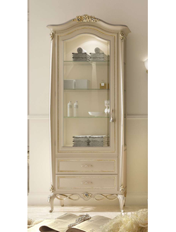 ВИТРИНА 1 ДВЕРЬ 2 ЯЩИКА FOREVER АРТ.9517 (L87*P49*H210) SIGNORINI&COCO