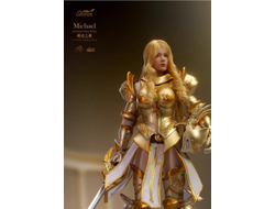 Архангел Михаэль в золотом - Коллекционная фигурка 1/12 SCALE Dawn Wings Golden Armor Archangel (LXF2311A) - Lucifer