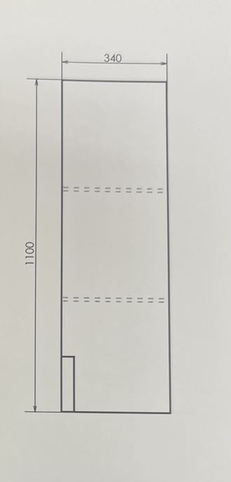 Полуколонна подвесная "Кёльн-35" дуб темный