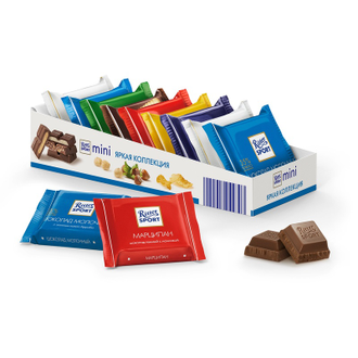 Шоколад Ritter Sport мини-микс яркая коллекция