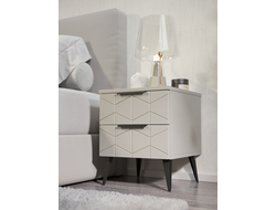 Тумба прикроватная КОНТЕМПО КТ-04 Кашемир/Шарли керамика