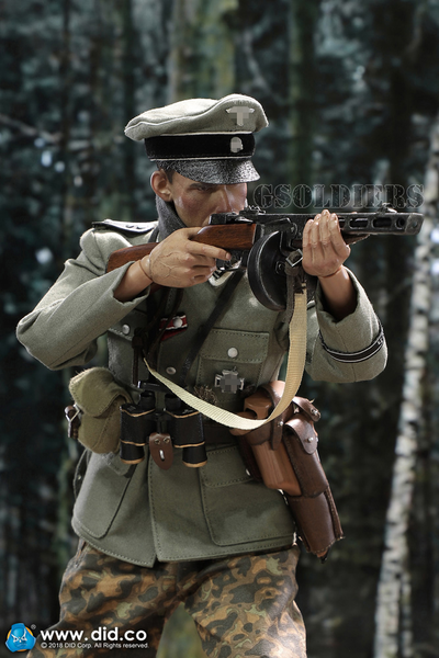 Немецкий командир ФИГУРКА 1/6 scale Action figure Fredo SS-Panzer-Division MG42 Gunner C D80132 DiD