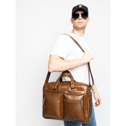 Сумка для ноутбука Riace NEW Premium brown (арт. 1015-63)