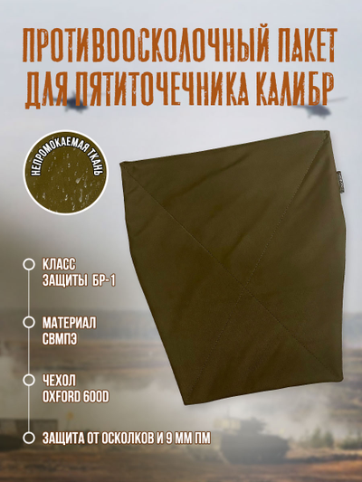 Баллистика для пятиточечника производства Калибр из материала СВМПЭ с защитой БР-1