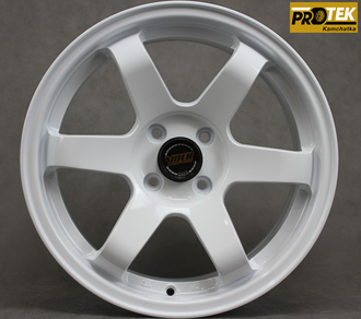 Комплект дисков R16 7,0J ET+35 4*100 RAYS Volk Racing TE37 SL Белый (D159)