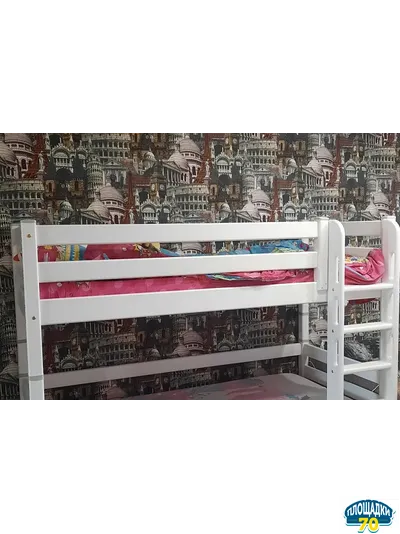 Вариант 9 Двухъярусная кровать "Соня" с прямой лестницей