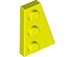Wedge, Plate 3 x 2 Right, Neon Yellow (43722 6545926)