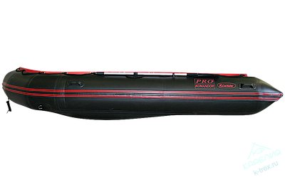 Лодка ПВХ Мнев и К Korsar Командор KMD-470Pro Чёрный