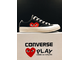 converse x play comme des garcons черные низкие кеды 150206C, живая фотография