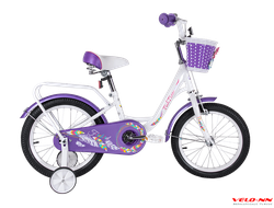 Велосипед Tech Team Firebird 20" бело-фиолетовый