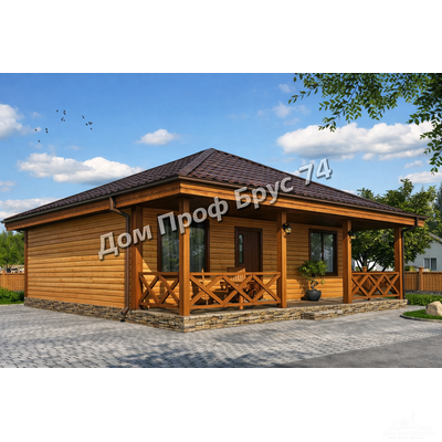 «Спика»  9,66 х 7,66 м — 74 м²