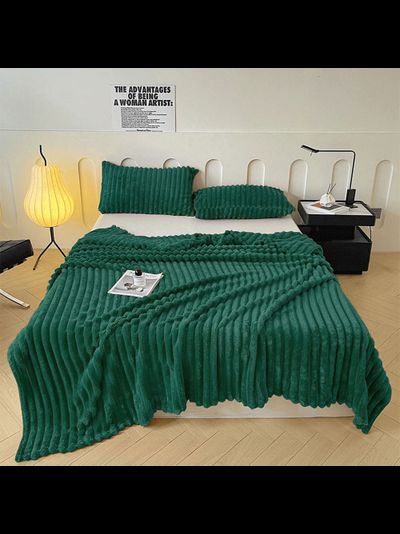 Плед CRISTELLE "Stripe premium" фланель евро 200x220 CST2022-06