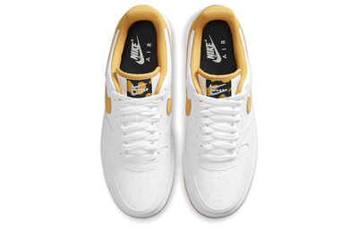 Кроссовки Nike Air Force 1 Low White Light Ginger вид сверху