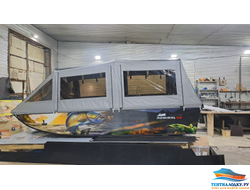 BOATCOVER PVC 320 - (транспортировочные, носовые, стояночные тенты) шир. 250 см.  серый