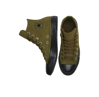 Кеды Converse Chuck Taylor All Star зеленые высокие кожаные