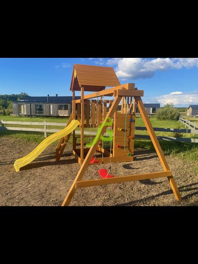 Детская площадка IgraGrad Крафт Pro 3 (скат 2,2)