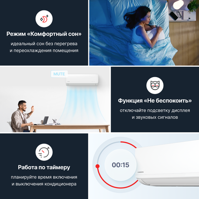 Настенная сплит-система Kentatsu Kanami Inverter Wi-Fi KSGAB21HZRN1W/KSRAB21HZRN1